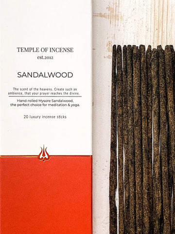 Temple of Incense - Sandalwood Incense Sticks